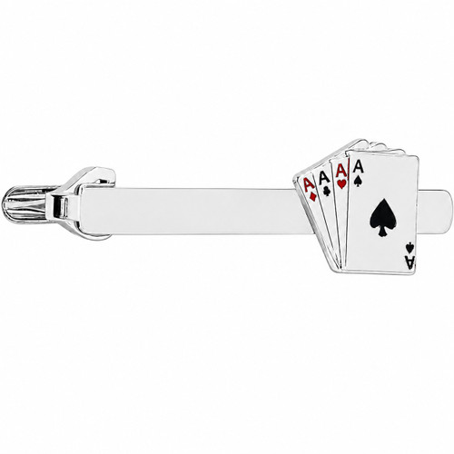 Four Aces Tie Clip