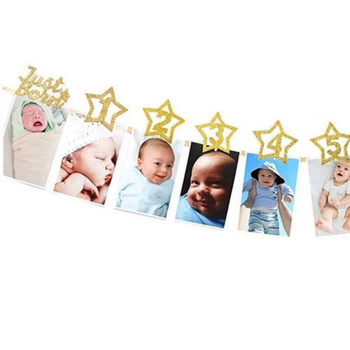 Baby First Year Photo Banner