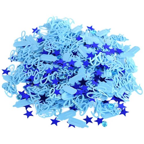 Blue Boy Baby Shower Confetti
