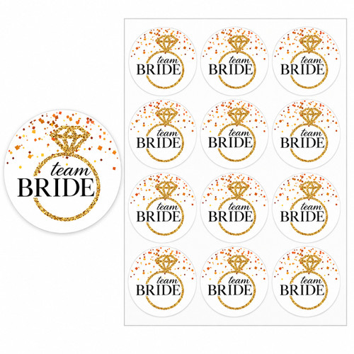 Team Bride Stickers