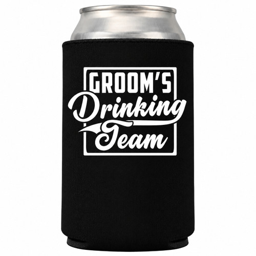 Groom's Drinking Team Stubby Holder Gift
