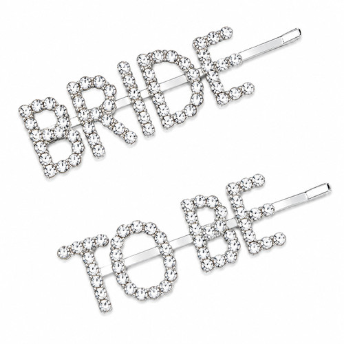 Bride To Be Rhinestone Hair Clip