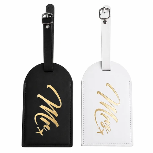 Mr and Mrs Luggage Travel Tags Wedding Gift