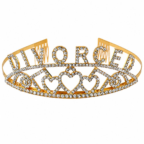 Gold Divorced Tiara