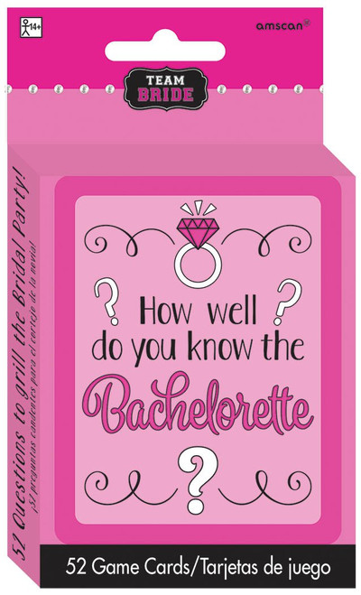 How Well Do You Know the Bride Cards Hens Night Party Game