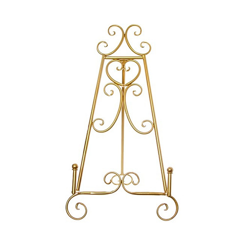 Gold Metal Table Easel Stand