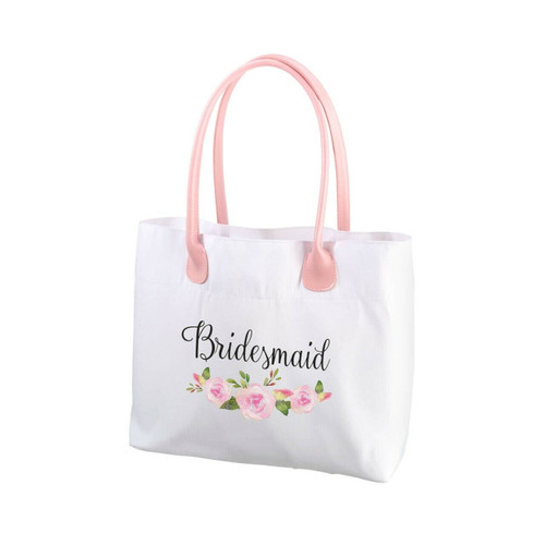 Floral Bridesmaid Tote Wedding Bag