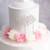 Mr and Mrs Cake Rhinestone Silver Topper