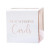 Our Wedding Cards Box Rose Gold