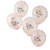 Team Bride Balloons with Pink and Rose Gold Confetti