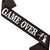 Game Over Groom to Be Sash