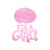 Its a Girl Baby Shower Hanging Foil Swirls