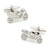 Silver Motorbike Cufflinks