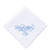 Happy Tears Handkerchief Embroidered Something Blue 