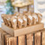 Wedding Confetti Tray with 24 Cones and Confetti Rustic Style