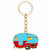 Caravan Camping Key Ring Gift Blue and Red