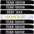 Groom to Be, Best Man and Team Groom Sash Set