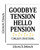 Goodbye Tension Hello Pension Wine Label – Retirement Gift Sticker