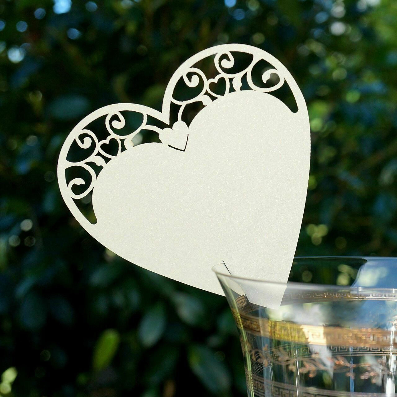 Blank wedding place sale cards