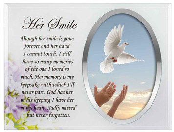 Her Smile Photo Frame Memorial