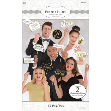 Photo Booth Props | Wedding Reception Decorations