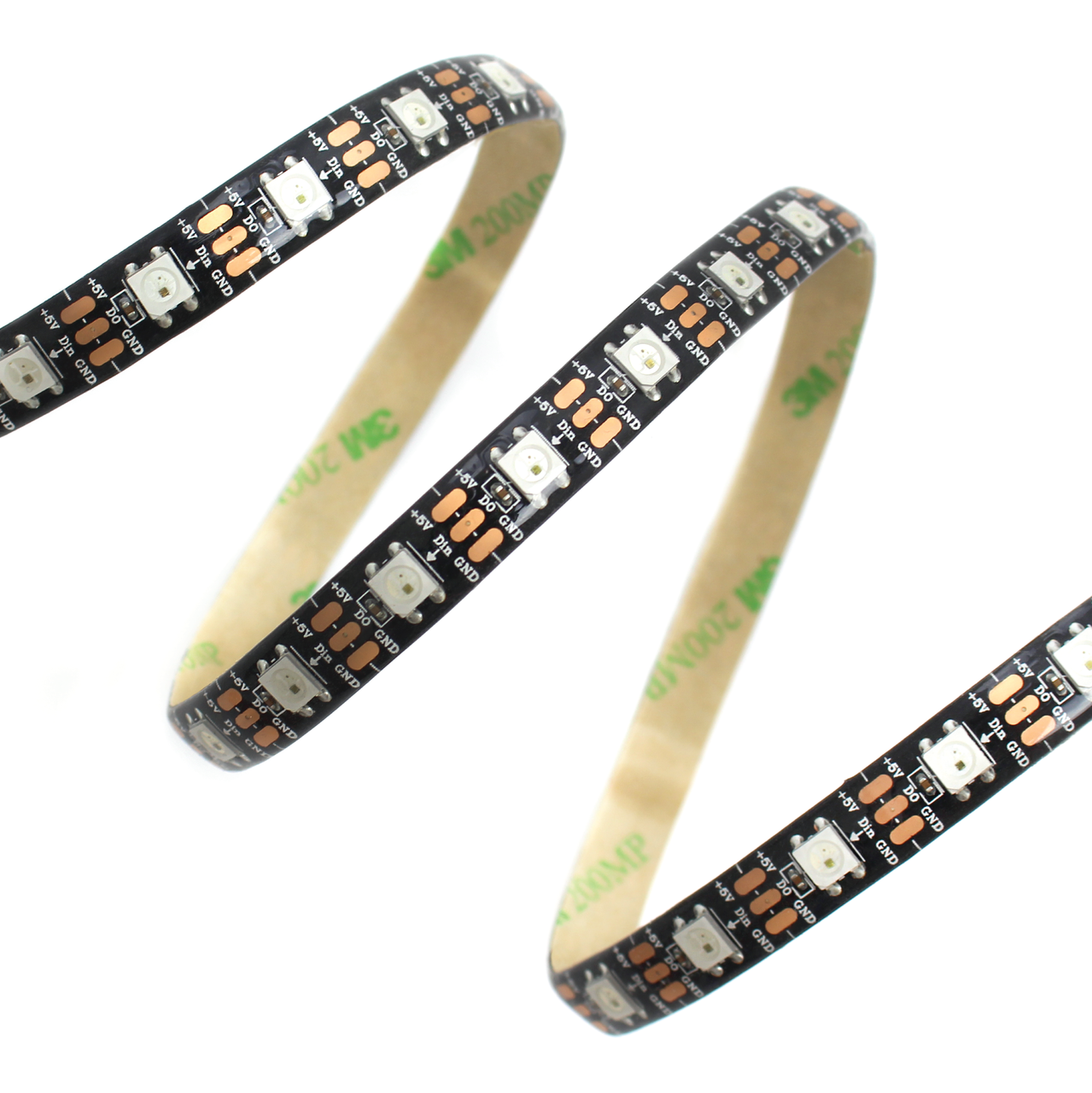 5V Addressable LED Strip - 1m - REV Robotics