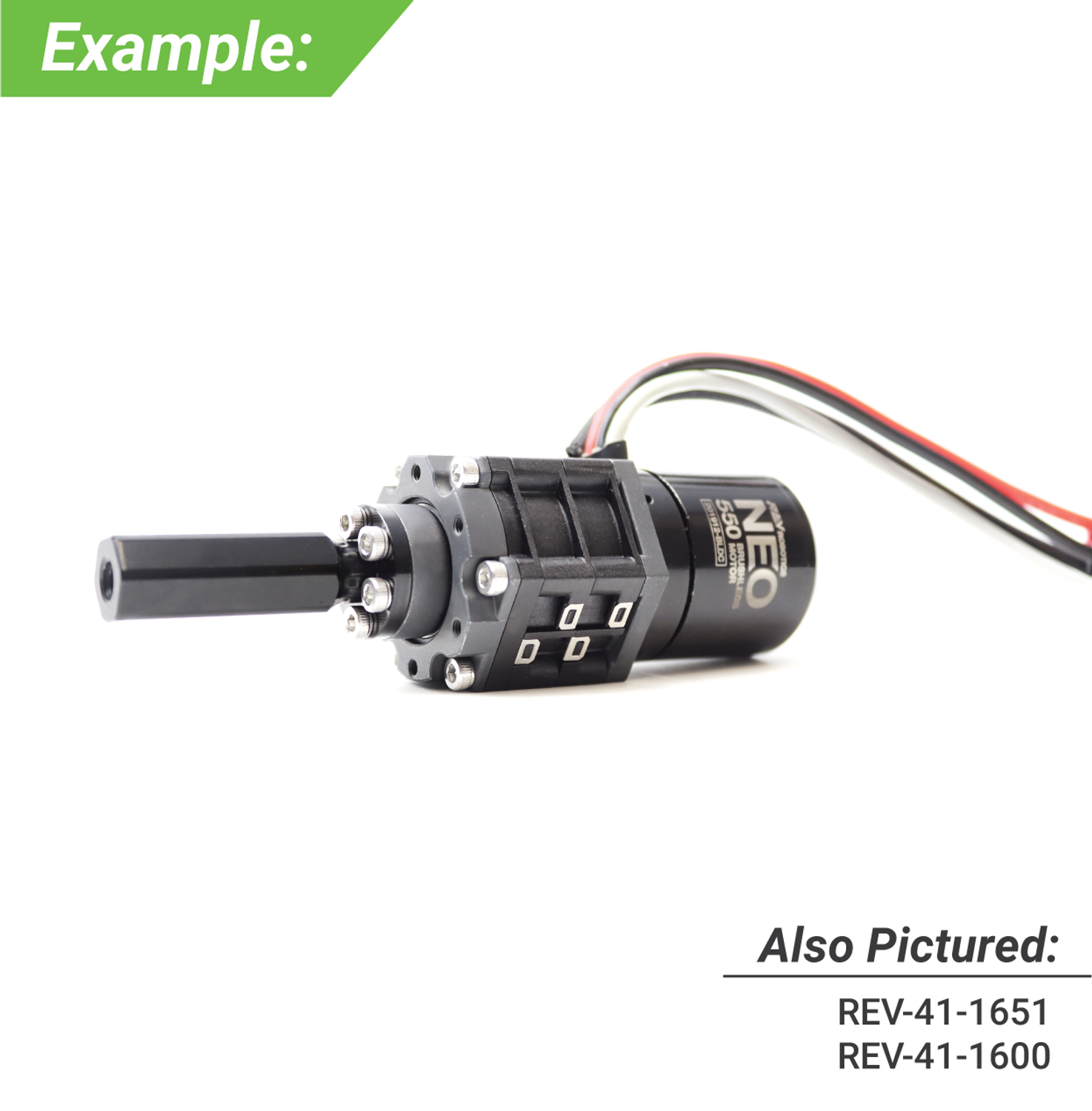 UltraPlanetary 1/2in Hex Adapter - REV Robotics