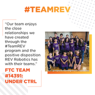 #TeamREV Spotlight: FTC #14391 Under Ctrl