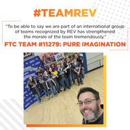 #TeamREV Spotlight: FTC #11279 Pure Imagination