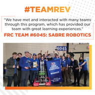 #TeamREV Spotlight: FRC #6045 Sabre Robotics