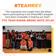 #TeamREV Spotlight: FTC #4008 Bronc Botz Atlas