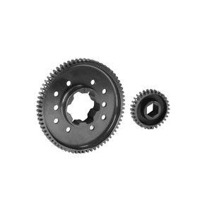 6in Wheel Gear Ratio for 2 Motor Drivetrain Gearbox - Through Bore