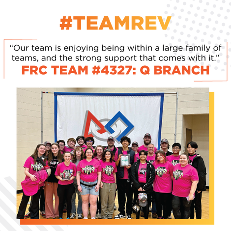 #TeamREV Spotlight: FRC #4327 Q Branch