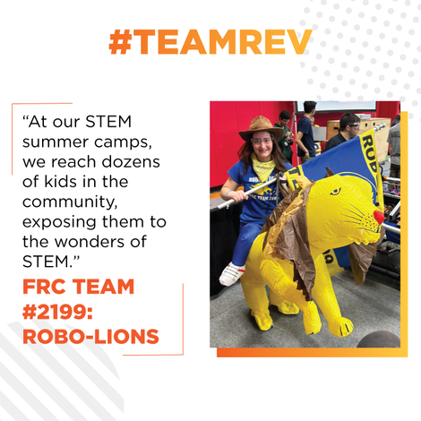 #TeamREV Spotlight: FRC #2199 Robo-Lions