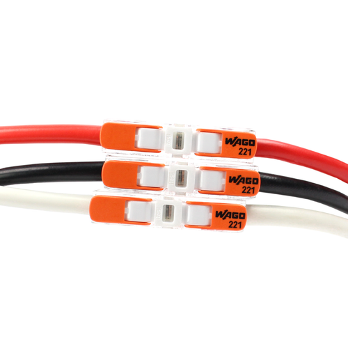 New WAGO quick splice connectors