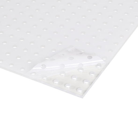 Polycarbonate Sheet - 3mm - 1/2in Grid Pattern - 47in x 23in