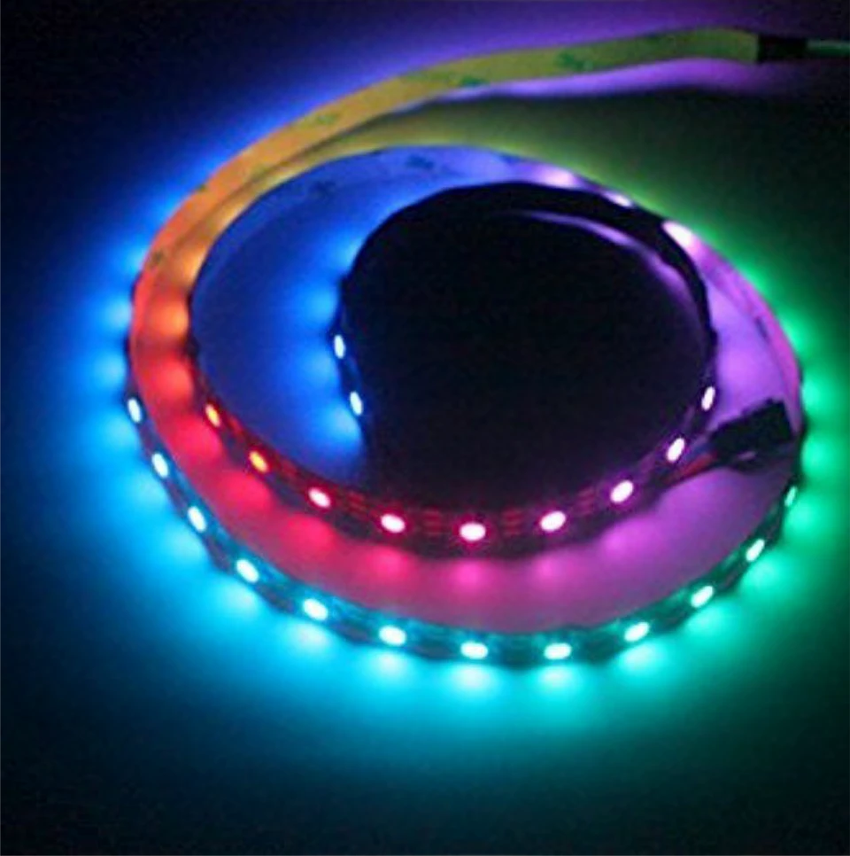 5V Addressable LED Strip - 1m - REV Robotics