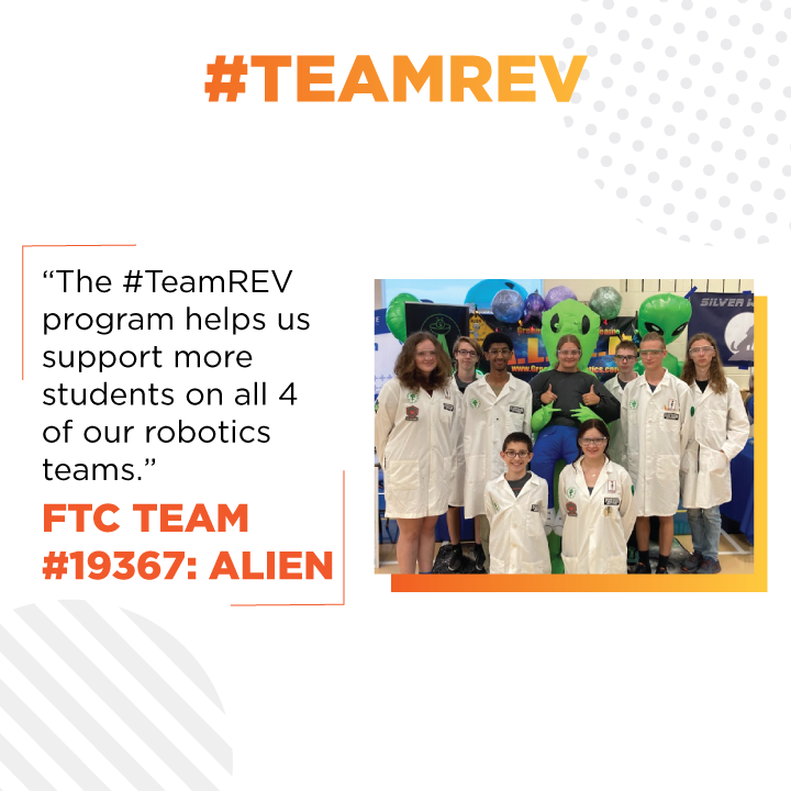 TeamREV Spotlight FTC 19367 ALIEN REV Robotics