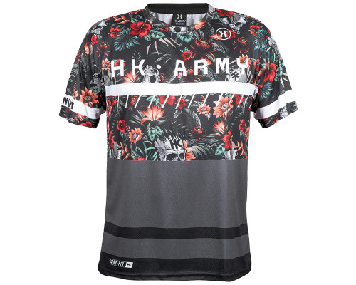 HK Army Paintball Dri-Fit T-Shirt - Tropical Skull