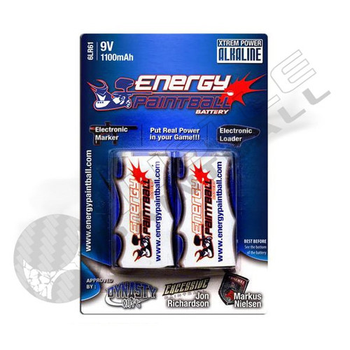 Energy Paintball 9V Alkaline Battery (2-pack)