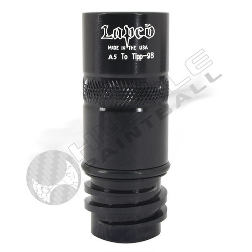 Lapco Barrel Adapter - Tippmann A5/X7/ProCarb to Tippmann 98 - Steel - Black