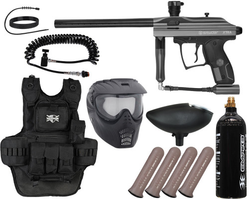 Spyder Xtra Heavy Gunner Paintball Gun Package Kit