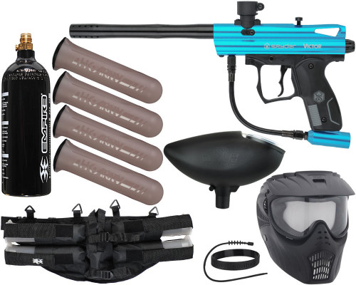 Kingman Spyder Victor Epic Paintball Marker Package - Gloss Teal