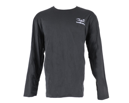 Valken Stitched Logo Long Sleeve Shirt - Grey