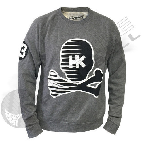 HK Army Crew Neck Sweater - Mr. H - Warped - Grey