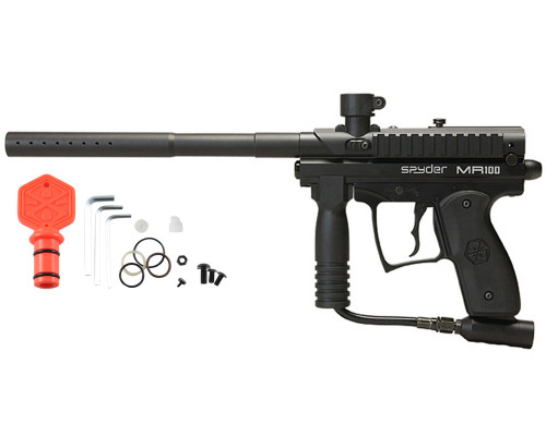 MR100 Pro Semi-Auto Paintball Gun 2012 Kingman Spyder - Diamond Black