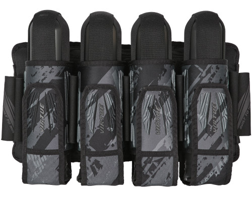 Virtue Paintball Harness - 4+7 Elite Pack - Graphic Black