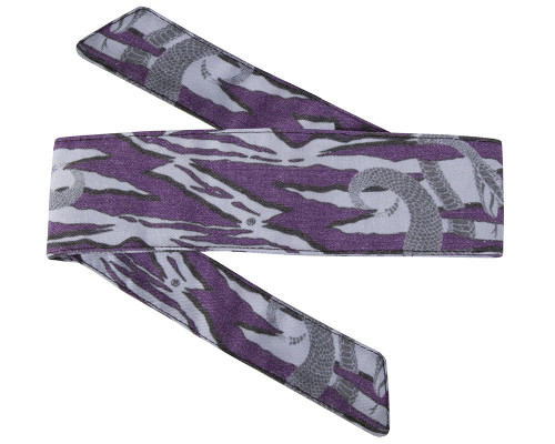 HK Army Headband/Headwrap - Hostilewear - Snakes Purple