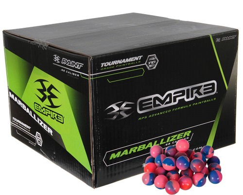 Empire Marballizer Tournament Paintballs - Case of 2000 - Pink Fill