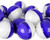 First Strike Paintball 600 Round Paintballs - Ultra-Sphere Projectiles (USP) - Purple/Clear Shell - White Powder Fill